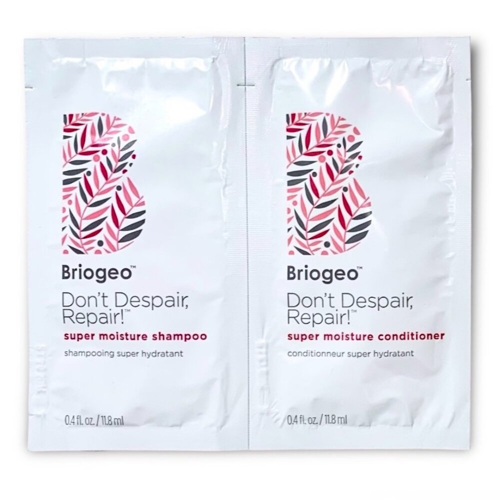 ➡️8/$20⬅️ Briogeo—Don’t Despair, Repair—Shampoo & Conditioner Samples(11.8mL x2)